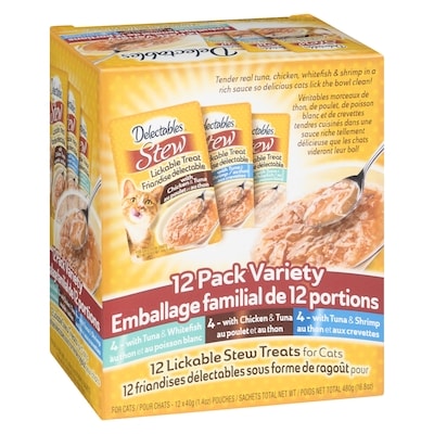 Lickable Stew Treats For Cats Pack Variety