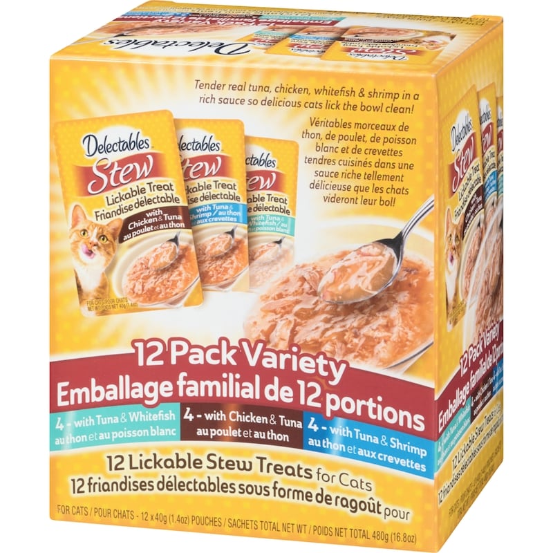Lickable Stew Treats For Cats Pack Variety