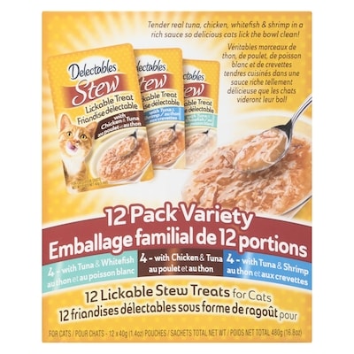 Lickable Stew Treats For Cats Pack Variety
