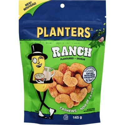 Planters Cashews Ranch Flavoured 145 g, $3.79/100g