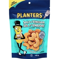 Planters Cashews Salt & Vinegar Flavoured - 145 g | Zehrs