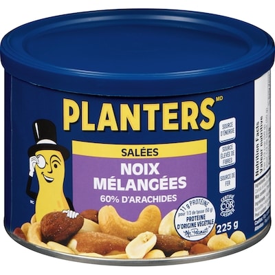 Planters Noix mélangées salées 225 g, 3,11 $/100g