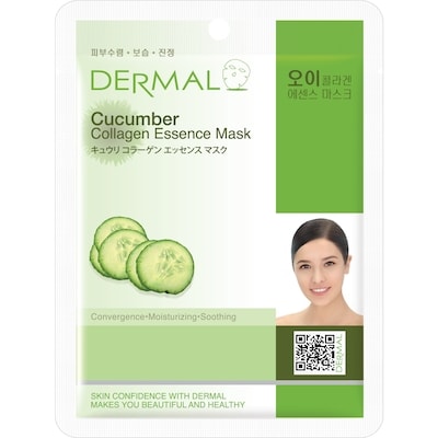 Dermal Cucumber Collagen Essence Mask 23 g, $5.17/100g
