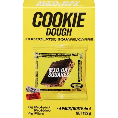 Midday Squares Chocolate Square Cookie Dough 132 g, $7.95/100g