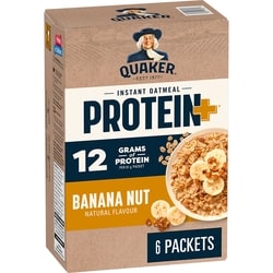 Quaker Protein + Instant Oatmeal Banana Nut 366 g, $2.18/100g