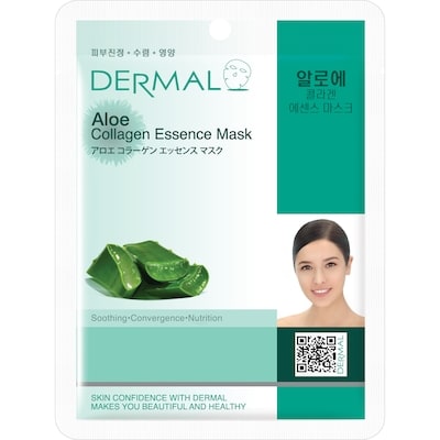Dermal Aloe Collagen Essence Mask 23 g, $5.17/100g