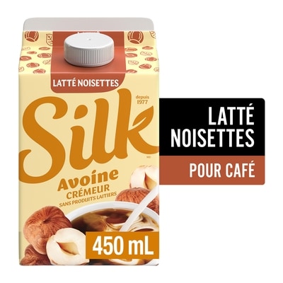Silk Rehausseur de café latté noisettes avoine crémeur sans produits laitiers 450 ml, 0,58 $/100ml