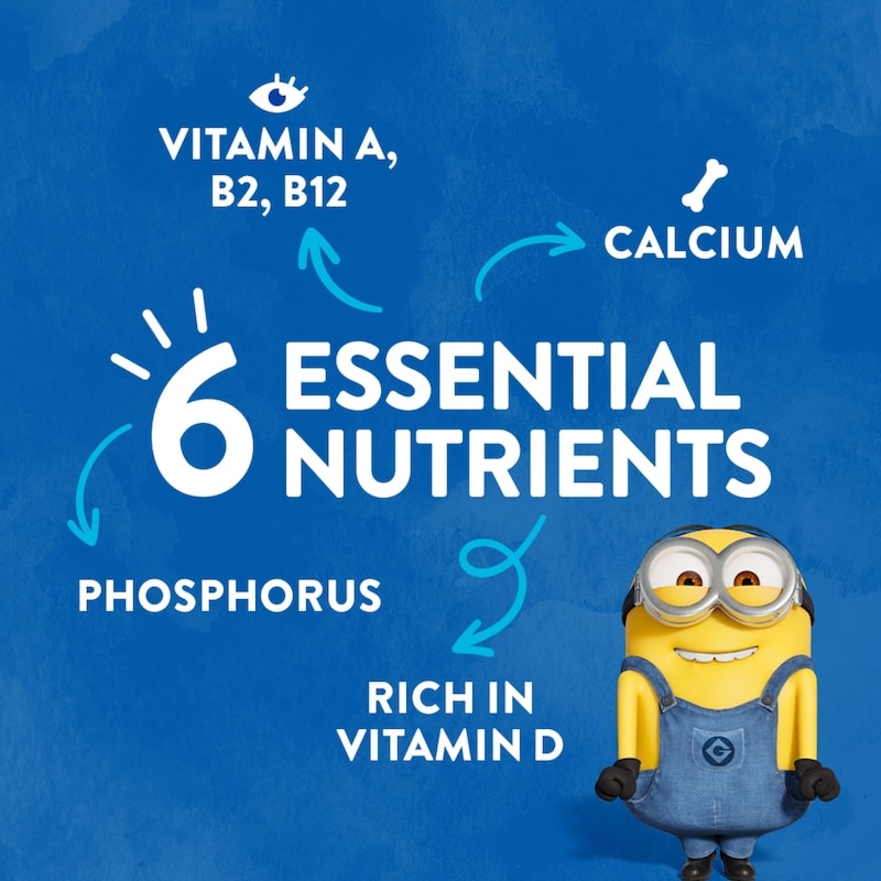Danino Kids Yogurt Drink, Banana, Lactose Free, Minions