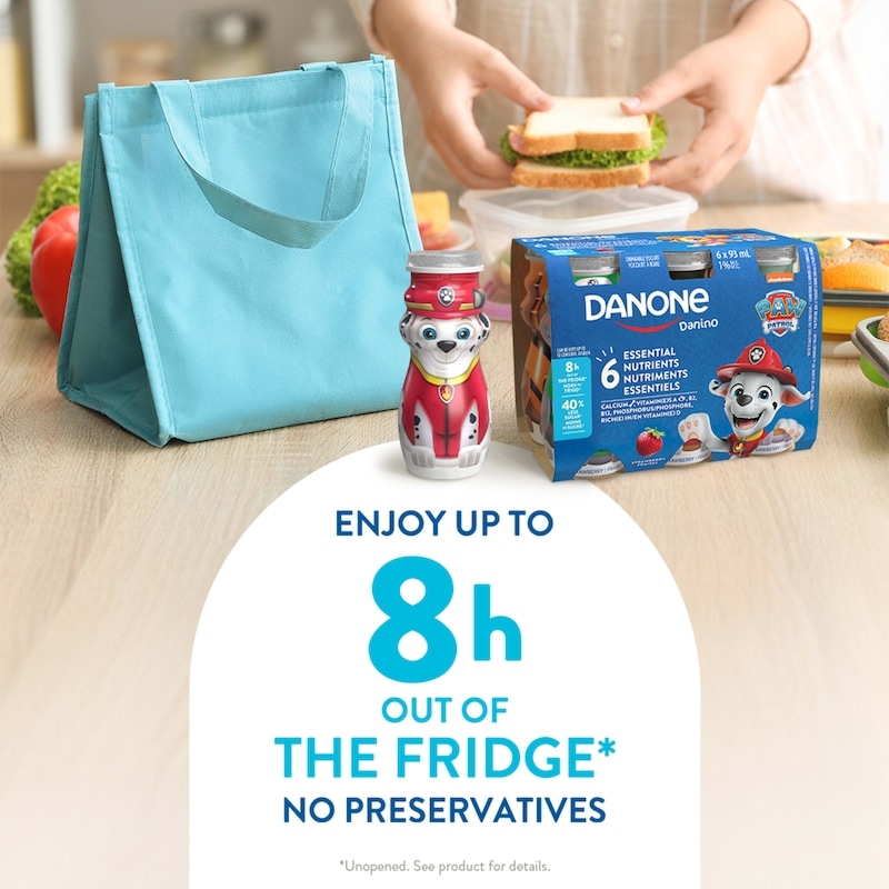 Danino Kids Yogurt Drink, Banana, Lactose Free, Minions