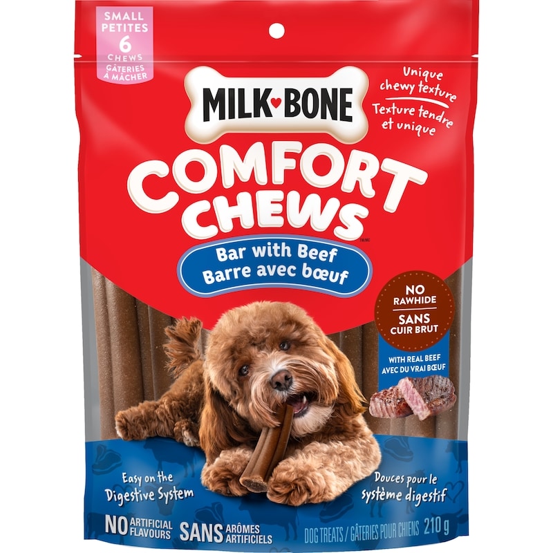 Comfort Chews Dog Treats Small Bar With Beef