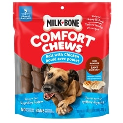 Milkbone Comfort Chews Dog Treats Roll With Chicken 312 g, $3.21/100g
