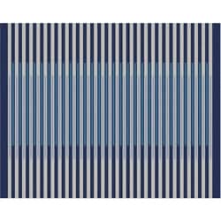 Everyday Essentials Reversible Outdoor Rug 118.11 in x 94.49 in - Navy Lines 1 ea, $75.00/1ea