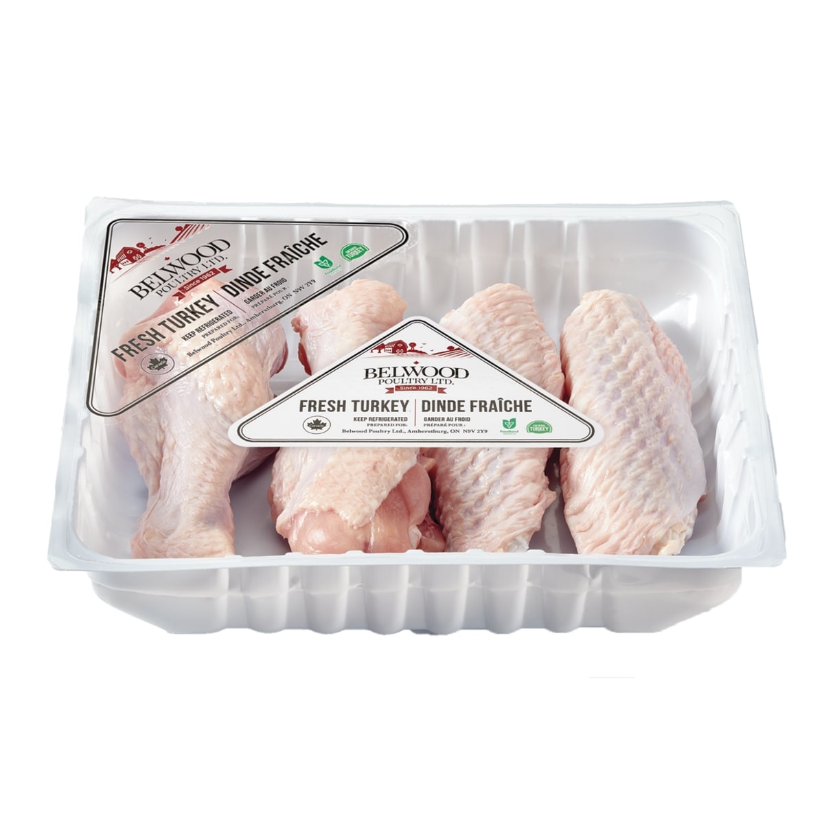 null Belwood Turkey Wings Split $12.10/1kg $5.49/1lb