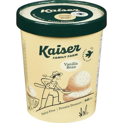 Kaiser Dairy Free Frozen Dessert Vanilla Bean 946 ml, $0.85/100ml