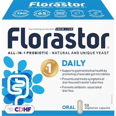 Florastor Florastor Daily 50 Caps 50 ea, $0.84/1ea