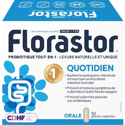 Florastor Florastor quotidien 50 gélules 50 ea, 0,88 $/1ch
