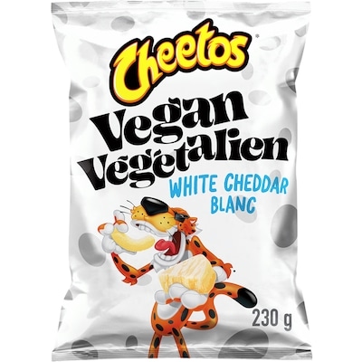 Cheetos Vegan White Cheddar Flavoured Corn Snacks 230 g, $2.08/100g