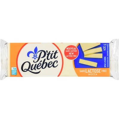 P'tit Québec Pizza Mozzarella Cheese Lactose Free Mozza 28 % M.F. 400 g, $1.75/100g