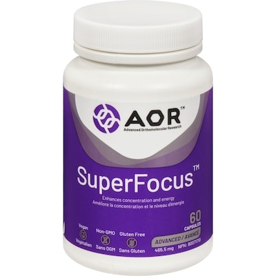 AOR Superfocus 465.5 Mg 60 ea, $0.82/1ea