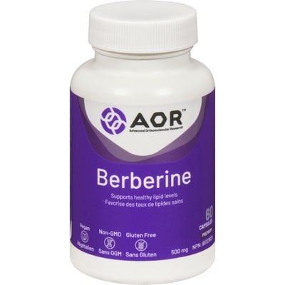 AOR Berberine 500 Mg 60 ea, $0.83/1ea