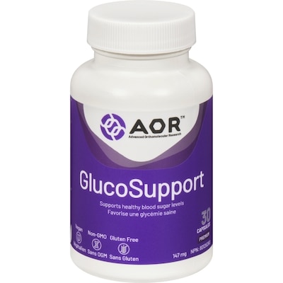 AOR Glucosupport 147 Mg 30 ea, $1.63/1ea