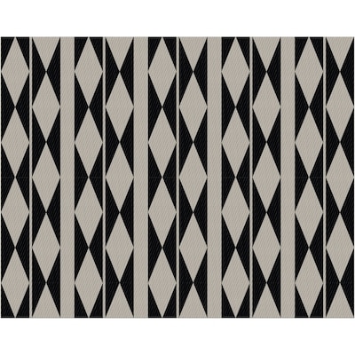 Everyday Essentials Tapis d’extérieur réversible, 118,11 po x 94,49 po – rangées de diamants 1 ea, 50,00 $/1ch