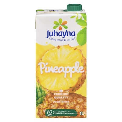 Juhayna Fruit drink pineapple 1 l, 0,28 $/100ml