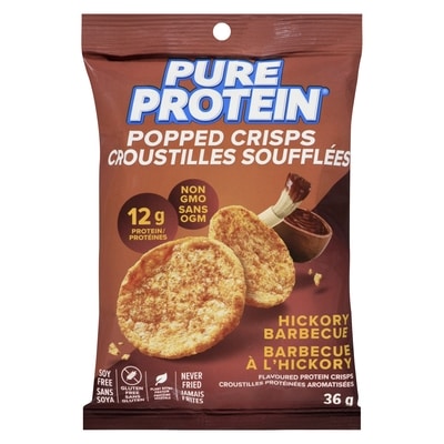 Pure Protein Popped Crisps Hickory Barbecue 36 g, $11.08/100g
