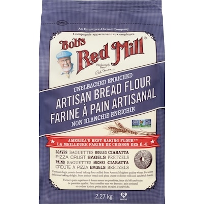 Bobs Red Mill Artisan Bread Flour 2.27 kg, $0.46/100g