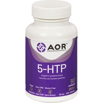 AOR 5-Htp 50 Mg 90 ea, $0.41/1ea