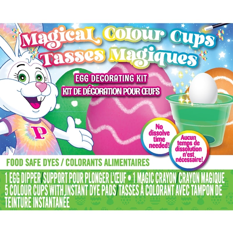 Magical Colour Cups Egg Decorating