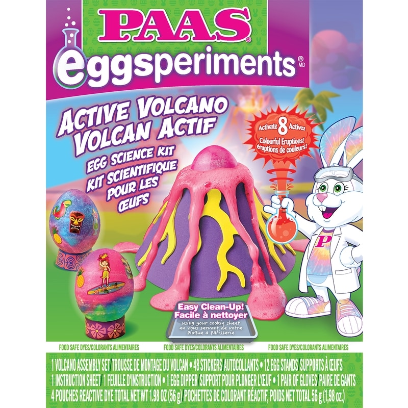 Eggsperiments Active Volcano Egg Science Kit