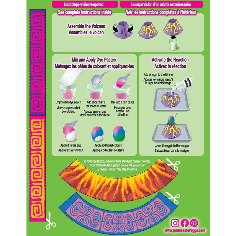 Eggsperiments Active Volcano Egg Science Kit