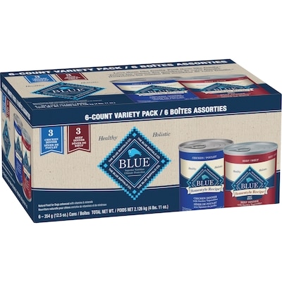 Natural Food For Dogs Enhanced With Vitamins & Minerals 6-Count Variety Pack