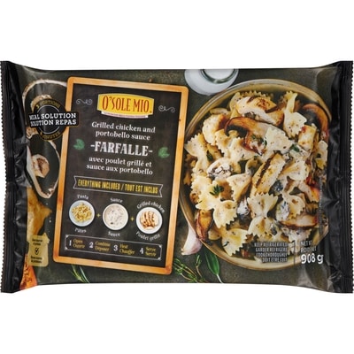 O Sole Mio Grilled Chicken And Portobello Sauce Farfalle 908 g, $1.65/100g