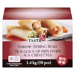 Tastie Rouleaux de printemps aux crevettes 8 paquets 1.4 kg, 1,43 $/100g