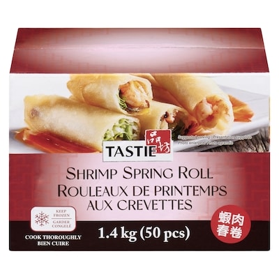 Tastie Rouleaux de printemps aux crevettes 8 paquets 1.4 kg, 1,43 $/100g