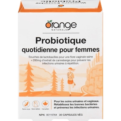 Orange Naturals Probiotique quotidienne pour femmes 30 ea, 1,03 $/1ch