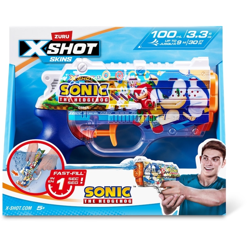 XShot Sonic The Hedgehog Water Gun