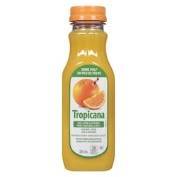 Tropicana Jus d'orange un peu de pulpe 325 ml, 0,61 $/100ml