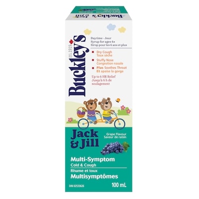Buckley’s Jack & Jill Rhume Et Toux Multisymptômes 0.1 l, 9,99 $/100ml