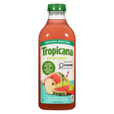 Tropicana Melon d’eau Refreshers 1.36 l, 0,46 $/100ml