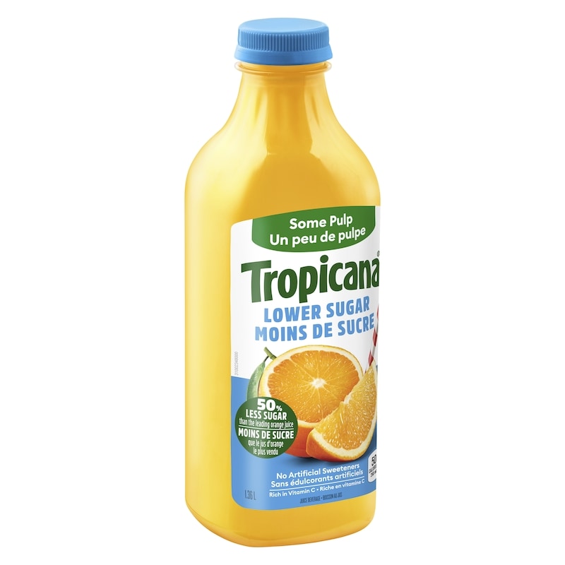 Orange Juice, Some Pulp Lower Sugar
