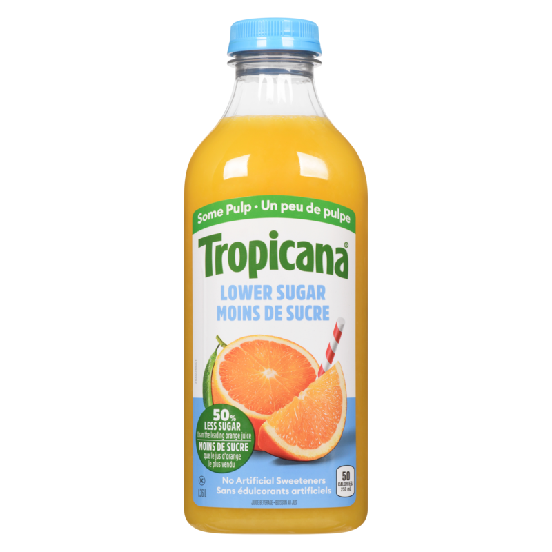 Orange Juice, Some Pulp Lower Sugar