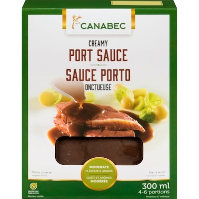 Gibiers Canabec Sauce porto onctueuse 300 ml, 2,33 $/100ml