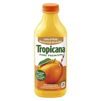 Tropicana Orange Juice Lots of Pulp 1.36 l, $0.43/100ml