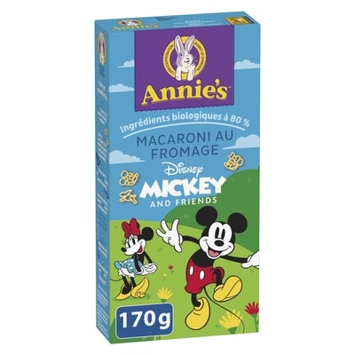 Annie's Macaroni au fromage Disney Mickey and friends 170 g, 1,32 $/100g