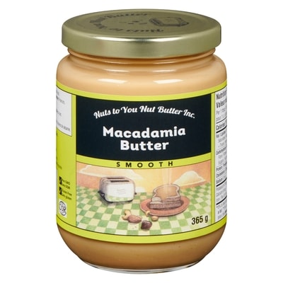 Nuts to You Macadamia Butter Smooth 365 g, $3.28/100g