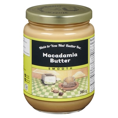 Nuts to You Macadamia Butter Smooth 365 g, $3.28/100g