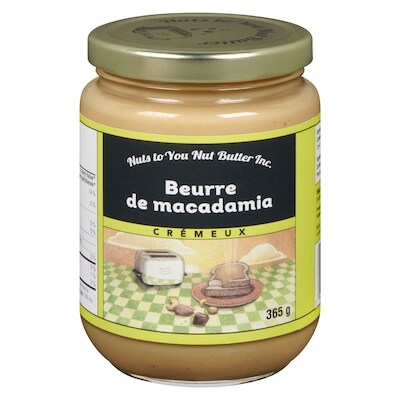 Nuts to You Beurre de macadamia crémeux 365 g, 3,28 $/100g